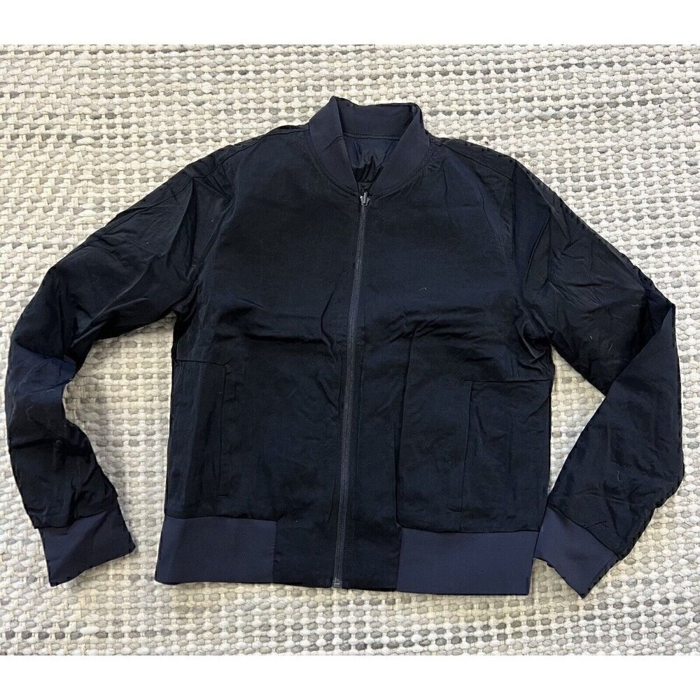 Women’s Lululemon Full Zip Black Track Jacket Sz 10 NWOT